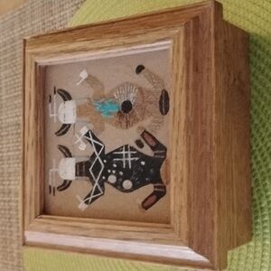 Navajo Inspired Sandpainted Box